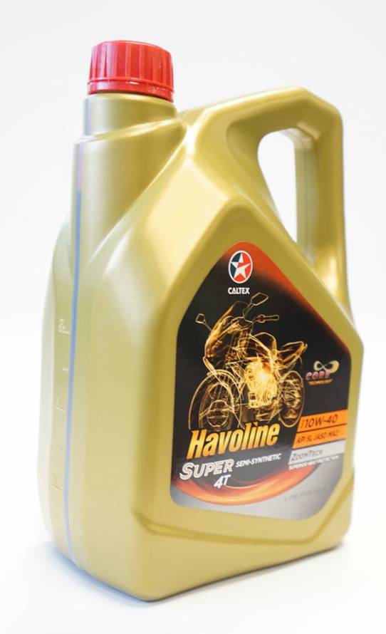 Havoline Semi Synthetic 10w40 M/Bike Oil 4L (Super 4T)