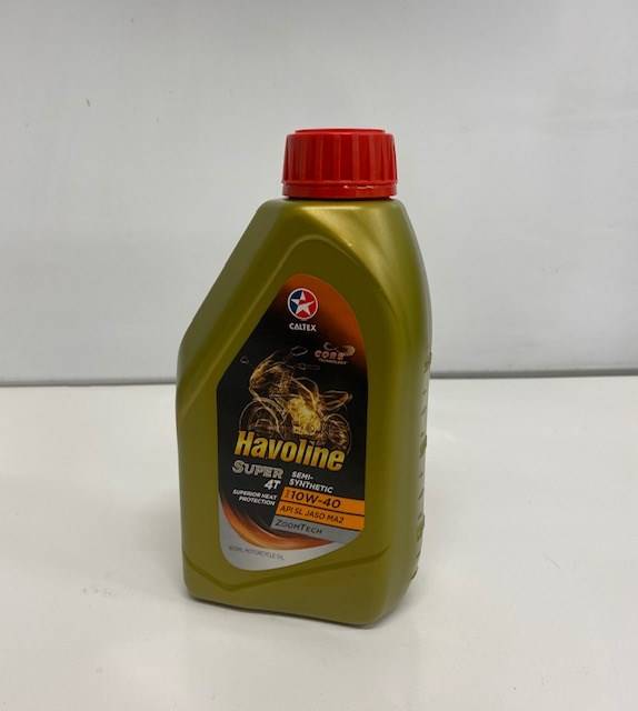Havoline Semi Synthetic 10w40 M/Bike Oil 800ml (Super 4T)